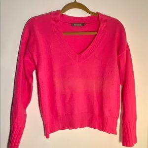Hot Pink Cashmere Sweater